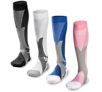 Kompressionsstrümpfe Kompressionssocken Laufsocken Thrombosestrümpfe Herre Damen 4 Paar EU 35-39