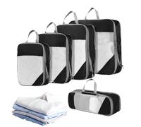 Kompressionstaschen für Gepäck | Set Gepäckorganizer | wasserdichte Taschen, faltbar, platzsparend, für Gepäck, Kleidung, Urlaub