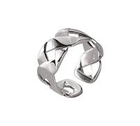 KONFEN Ring Verstellbar Silber Herren, Fidget Ring Weben Ringe Offen Verstellbare Men, Zeigefinger Ringe Fußringe Zweifingerring Vintage Retro Modeschmuck für Männer Herr Man Frauen Unisex