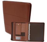 Konferenzmappe A4 Leder,Schreibmappe a4 reißverschluss,dokumentenmappe a4 leder ringbuch, Arbeitsmappe aus Leder, Geschenk für ihn