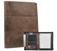 Konferenzmappe A4 Leder,Schreibmappe a4 reißverschluss,dokumentenmappe a4 leder ringbuch,Geschenk für ihn