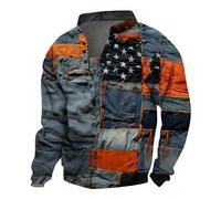 KONG JIMFAN Henley Hemd Herren Tshirt Herren 4XL Hemd Kurzarm Weiß Herren Henley Hemd Pullover Mit Perlen Weiße Hemd Coole Pullover Herren Fitness Langarmshirt Herren(#1 Multicolor,3XL)