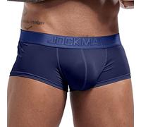 KONG JIMFAN Herren-Boxershorts Badeanzug String Männerunterwäsche Sport Unterhosen Männer Boxer Hose Herren Unterwäsche Einweg Unterhosen Herrenstring Herren Hose Kurz(Dunkelblau,XL)