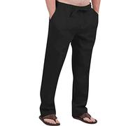KONG JIMFAN Herren Hose Casual Jogginhosen Männer Geschenke Herren Sporthose Mens Jogger Pants and Herren Hose Schlupfhosen Für Herren Herren Jogginghose Für Herren 2023(Schwarz,L)