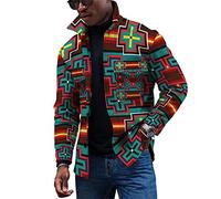KONG JIMFAN Herren Jacken,Button Down Softshelljacke Lapel Motorradjacke Drucken Trachtenjacke Herren Hemden Taschen Leichte Tops Oberteile Herbst Fahrradjacke Cardigan Lange Ärmel Poloshirt