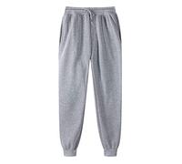 KONG JIMFAN Herren Jogginghose Tommy Herren Jogginghose Baggy Herren Hose Schwarz Trainingshose Herren, Langgröße Jogginghose Herren Slim Fit Herren Hosen Herrenhosen Jogpants(Grau,XL)