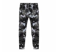 KONG JIMFAN Herren Jogginghose Tommy Sportsachen Yoga Sport Hose Herren Jogginghosen Für Herren Thermo Laufhose Herren Winter Taille Sweatpants Herren Sport Hose Pantalon Homme(Grau,5XL)