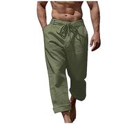 KONG JIMFAN Herren Sporthose Joggen Herren Sporthose Fit Chino Hose Herren Leicht Hose Herren Fitness Herren Sporthose Lang Herren Ranger Hose Herren Stoffhose Herren(Armeegrün,L)