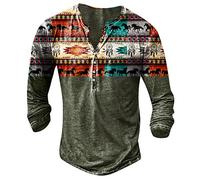 KONG JIMFAN Herren-T Und T-Shirt Herren Pullover Casual,schlanke Passform Hemd T Shirt Herren Sommer Hemden Für Herren Herren Geschenke Sport Shirt Trachtenhemd Basic Tops,Army Green,M