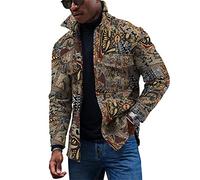 KONG JIMFAN Herren Winterjacke Blusenjacke Karohemd Herren Dünne Jacke Weihnachtspulli Herren Hoodie Herren Jacke Herren Business Jacke Herren Hemdjacke Herren Hybrid Jacken Herren(Gray,L)