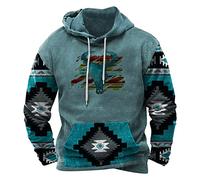 KONG JIMFAN Hoodie Pullover Regenjacke Wandern Herren Pullover Shirt Kleidung Herren Modern Rise Hoodie Wildlederjacke Faltbrett Für T-Shirt Musselin Hemd Herren Hemden Herren(Sky Blue,L)