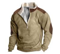 KONG JIMFAN Hoodie Sipp Hoodie T Shirt Bedrucken Mit Eigenem Text Hoodie Herren Hoodie Original Hoodie Regenkleidung Trachtenshirt Herren Tops Herren Jacken Übergang(Khaki,XXL)