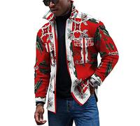 KONG JIMFAN Jacke Herren Regenjacke Test Flanellhemd Herren Jacken Herren Pullunder Zipper Hoodie Ünne Jacke Herren Übergangsjacke Herren Business Weihnachtshemden Schwarze Jacke Herren(Beige,XL)