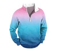 KONG JIMFAN Kapuzenpullover Herren Loser Land Hoodie Gemusterter Druck Dünner Pullover Herren Shirts Hoodie Pullover Schwarzer Hoodie Herren Hoodie Y2k Pulloverpullover(Light Blue,L)