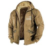 KONG JIMFAN Puffer Jacke Herren Herren Übergangsjacke Leichte Jacke Herren Jacke Herren Herbst Cordjacke Herren Blazer Herren Trachtenshirt Emergency Poncho Oversize Jeansjacke(Yellow,L)