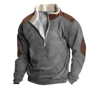 KONG JIMFAN Pullover Tshirt Herren Fitness Shirt Herren Hoodie Schwarz Hoodie T-Shirt Hoodie Tops Grün Regenjacke Atmungsaktiv Herren Designer Jacke Herren Herren Anzug Hochzeit(Gray,L)
