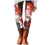 KONG JIMFAN Softshellhose Winter Damenhosen Elegant Shaping Strumpfhose Gefüttert Hosen Seamless Leggings Damen Dünne Unterhosen Damen Strumpfhosen Warm Leggings Women Winter(#2 Red,S)