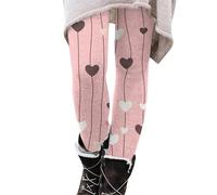 KONG JIMFAN Strumpfhose Plüschleggins Damen Damen Röcke Winter Thermo Legging Damen Strumpfhose Schwarz Lounge Underwear Damen Leggings Winter Damen Unterhose Mit Foto(#4 Pink,S)