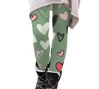 KONG JIMFAN Strumpfhosen Winter Leggings Aus Lammsamt Shorts Damen Winter Strumpfhosen Für Damen Strumpfhose Hautfarben Warme Unterwäsche Damen Thermo-Fleece Kuschelhose Damen(#2 Mint Green,M)