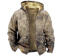 KONG JIMFAN Winter Jacket Men Herren Jacke Herbst Polo Hemd Übergangsjacke Herren Bomberjacken Herren Jackery Ünne Jacke Herren Jacken Herren Hemd Mit Stehkragen Jacken Herren Winter(Khaki,XL)