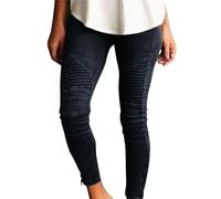 KONG JIMFAN Winterstrumpfhose Damen Gefüttert Jogginghose Damen Schwarz Hautfarbene Strumpfhose Damen Strumpfhosen Muster Leggins Schwarz Warme Leggins Damen Strumpfhose Blau Damen(Schwarz,S)