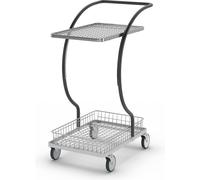 Kongamek C-LINE Einkaufs- und Tischwagen, mit 1 Gitteretage, 1 Gitterkorb, Etagenhöhen 160, 630 mm