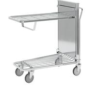 Kongamek Einkaufswagen, verzinkt, LxBxH 960 x 525 x 1030 mm, Tragfähigkeit 300 kg