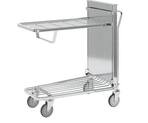 Kongamek Einkaufswagen, verzinkt, LxBxH 960 x 525 x 1030 mm, Tragfähigkeit 300 kg