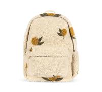 Konges Sløjd Teddyfell-Kinderrucksack Jody „Mon Grand Citron Sage“, midi, 34x26x10cm