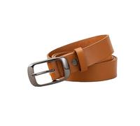 KONGNY 115cm Damengürtel, einfacher Metallschnallengürtel für Damen, schwarzer Bund, Braun