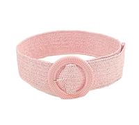 KONGNY Boho Orange Elastischen Breiten Gürtel frauen Bund Sommer Strand Pp Stroh Geflochtene Gürtel Weibliche Kleid Hemd Taille Gürtel, Z23032019