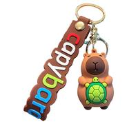 Kongou Capybara-Schlüsselanhänger - Lustiger Schlüsselhalter, 6,6 cm Tragbarer Taschenanhänger, Niedliche Tierfigur, Schmuck für Auto-Haus