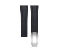 kongsou Kautschuk-Uhrenarmband für Breitling Superocean Avenger(Black1)