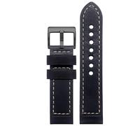 kongsou Lederarmband für Hamilton Khaki Field H70555533 H70455533 Little Red Cap Herrenarmband(Brownb3,20mm)