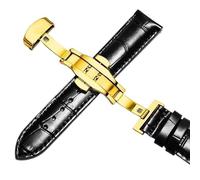 kongsou Lederarmband für Tissot Le Locle 1853 T41 Armband für Tissot Gentleman T063(Blackg2,20mm)