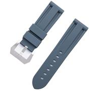 kongsou Silikon-Uhrenarmbänder für Diesel DZ7395, DZ7396, DZ4500, DZ4506 Uhrenarmband(Grays,24mm)