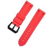 kongsou Silikon-Uhrenarmbänder für Diesel DZ7395, DZ7396, DZ4500, DZ4506 Uhrenarmband(Redb,24mm)