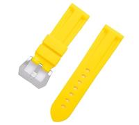 kongsou Silikon-Uhrenarmbänder für Diesel DZ7395, DZ7396, DZ4500, DZ4506 Uhrenarmband(Yellows,26mm)