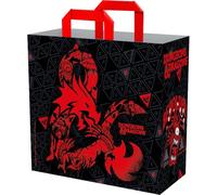 Konix Dungeons & Dragons Einkaufstasche 40 x 45 x 20 cm - Recyceltes Material - Monsters - Motiv - Schwarz und Rot
