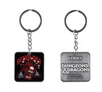 Konix Dungeons & Dragons Schlüsselanhänger - Beholder - Motiv - Schwarz und Rot