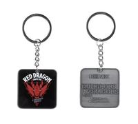 Konix Dungeons & Dragons Schlüsselanhänger - Rotes Drachenmotiv - Schwarz