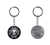 Konix Magic The Gathering Schlüsselanhänger - Mana-Motiv schwarz