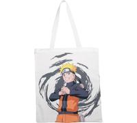 Konix Naruto Shippuden Tote Bag Tasche mit langen Griffen - 38 x 42 cm - 100% Polyester - Naruto-Motiv - Weiß