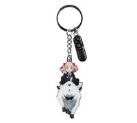 Konix Spy x Family Schlüsselanhänger 7 x 2,5 cm - Metall - Motiv Anya und Bond Forger