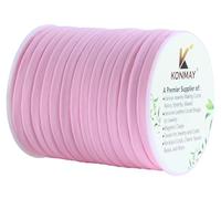 KONMAY 5.0mm 18.2 Meters Elastic-Kordel, Elastisch Band Zum Nähen und Handwerk, Gummikordel, Hutgummi, Pink