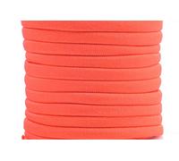 KONMAY 5.0mm 18.2 Meters Elastic-Kordel, Elastisch Band Zum Nähen und Handwerk, Gummikordel, Hutgummi, Neon Orange