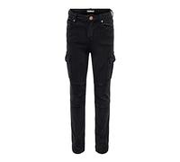 Only Cargohose KOGMISSOURI REG LIFE CARGO PNT Mädchen Gr. 146 schwarz Slim Fit knöchellang