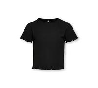ONLY Regular Fit T-Shirt mit Viskose-Anteil Modell 'KONELLA' in Black, Größe 134
