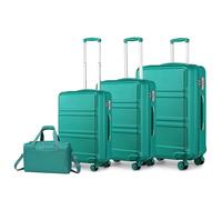 KONO 4 Teilig Kofferset Hartschale Mit Ryanair Reisetasche 40x30x20cm