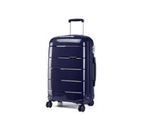 KONO Gepäcksets Koffer Trolleys Set 3 Teilig Hartschalenkoffer Set Polypropylen Reisekoffer mit 4 Rollen und TSA Schloss, Kofferset-XL-L-M (Dunkelblau, Kofferset 3tlg)